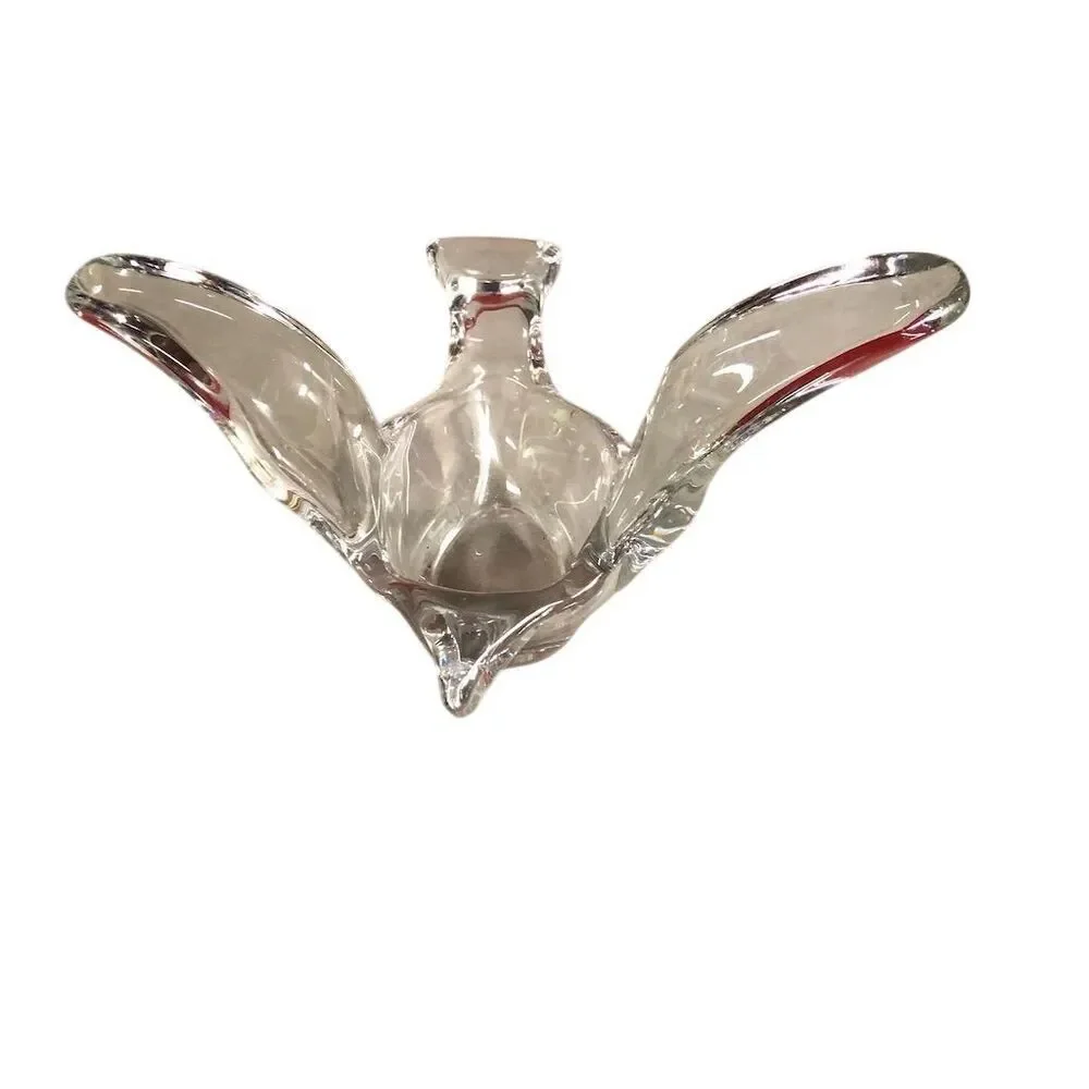 Vintage Princess House Crystal Dove Candy Dish Figurine Lot of 2 - Picture 3 of 3